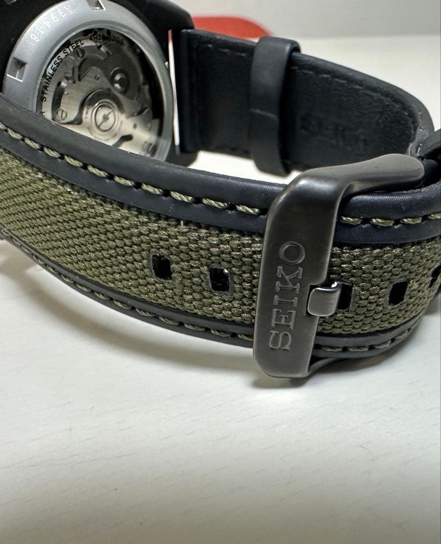 SEIKO SBSA025 自動巻き　腕時計 セイコー5 限定ベルト　ストリート