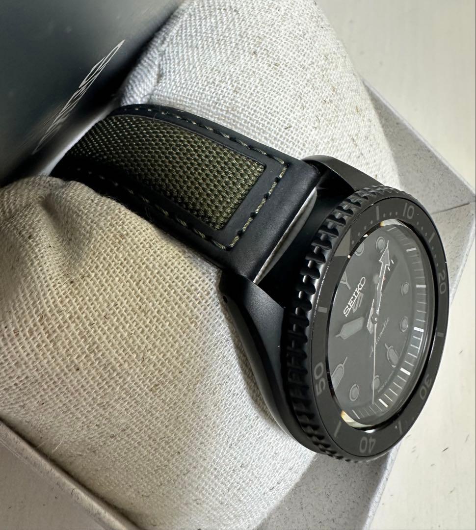 SEIKO SBSA025 自動巻き　腕時計 セイコー5 限定ベルト　ストリート