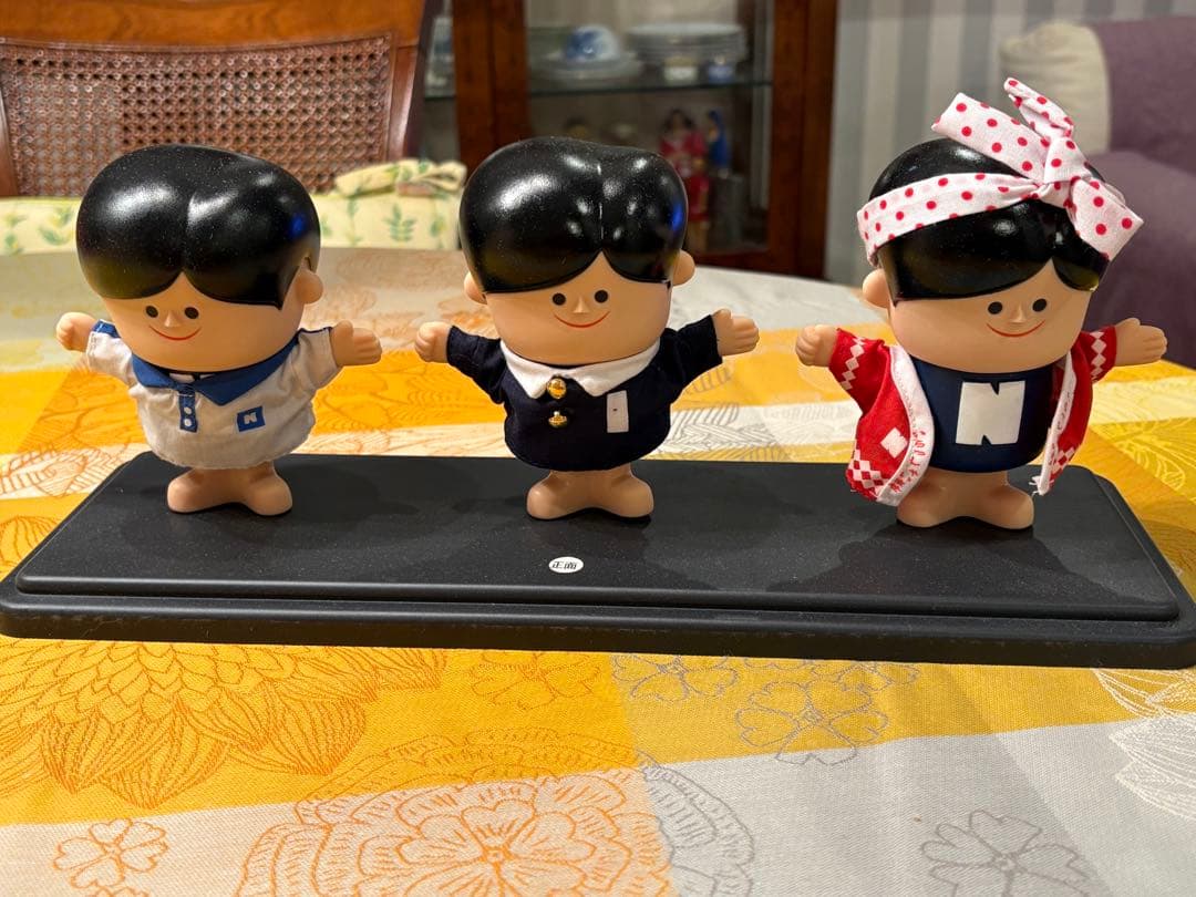 昭和レトロ ナショナル坊や3体 企業フィギュア National パナソニック