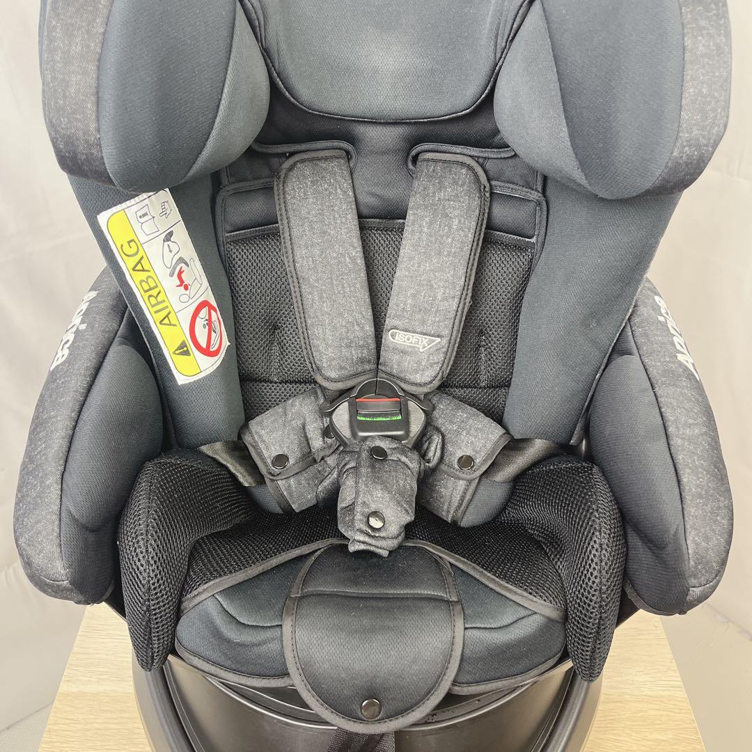 アップリカフラディアグロウ ISOFIX 回転 ピュアブラック93505