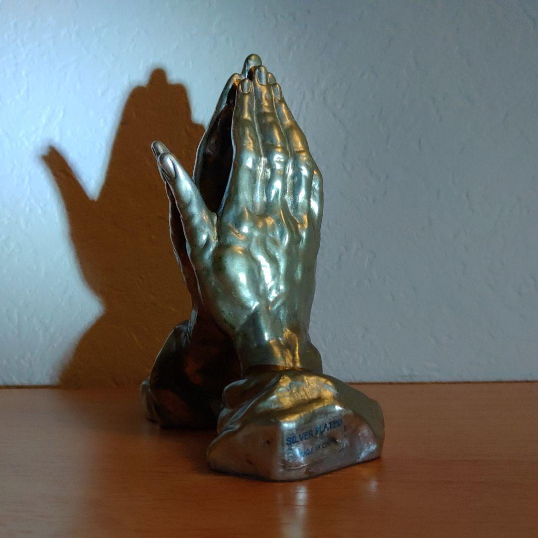 祈りの手 プレイハンド インテリア置物 アンティーク調 - メルカリ