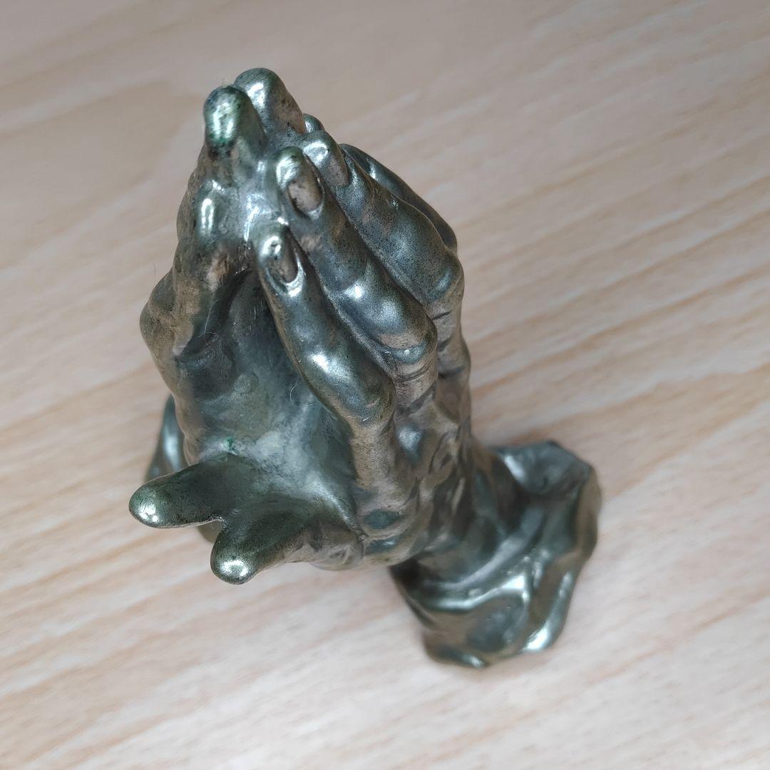 祈りの手 プレイハンド インテリア置物 アンティーク調 - メルカリ