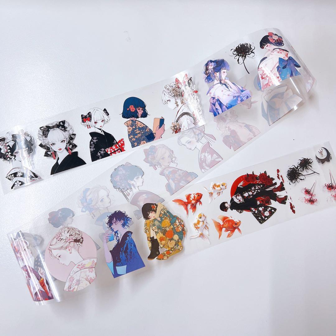 M104】 海外マステ(PETテープ) 1ループ約100cm おすそ分け - メルカリ