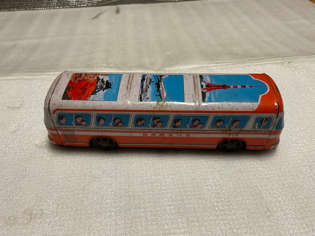 日本観光バス／ブリキカー。DAIYA社製。【キズとか錆がございます】。
