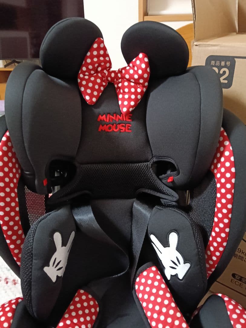廃盤商品！ミニーマウス ディズニー ジュニアシート美品 おまけ付き