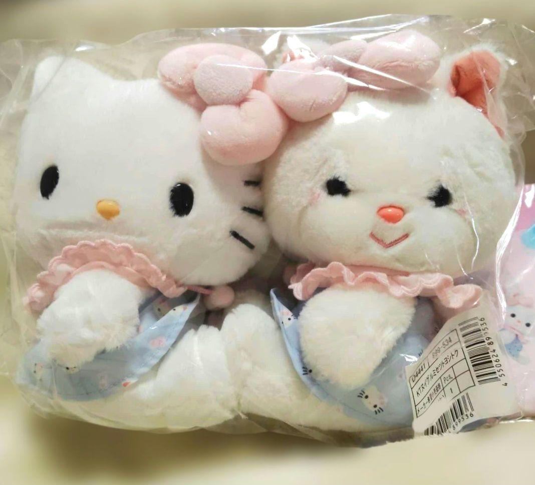 吉徳　ハローキティ　ぬいぐるみ　レトロぬいぐるみコレクション　ハンカチ付き