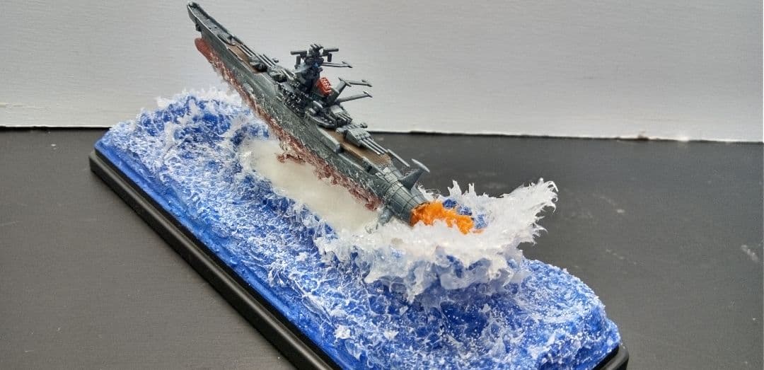 バンダイ.メカコレシリーズ.宇宙戦艦ヤマト2202ジオラマ完成品