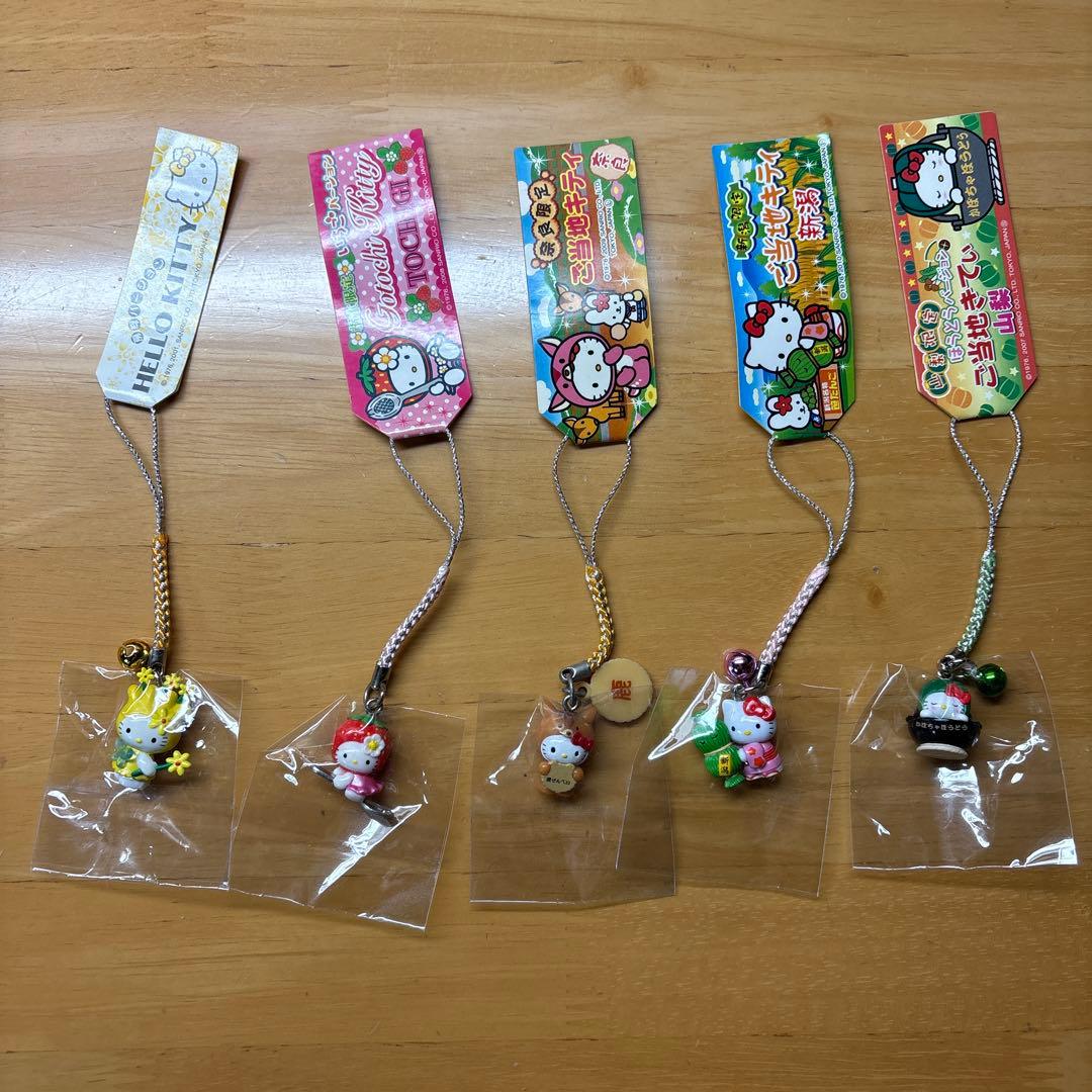 ハローキティ ご当地キティストラップ9個セット
