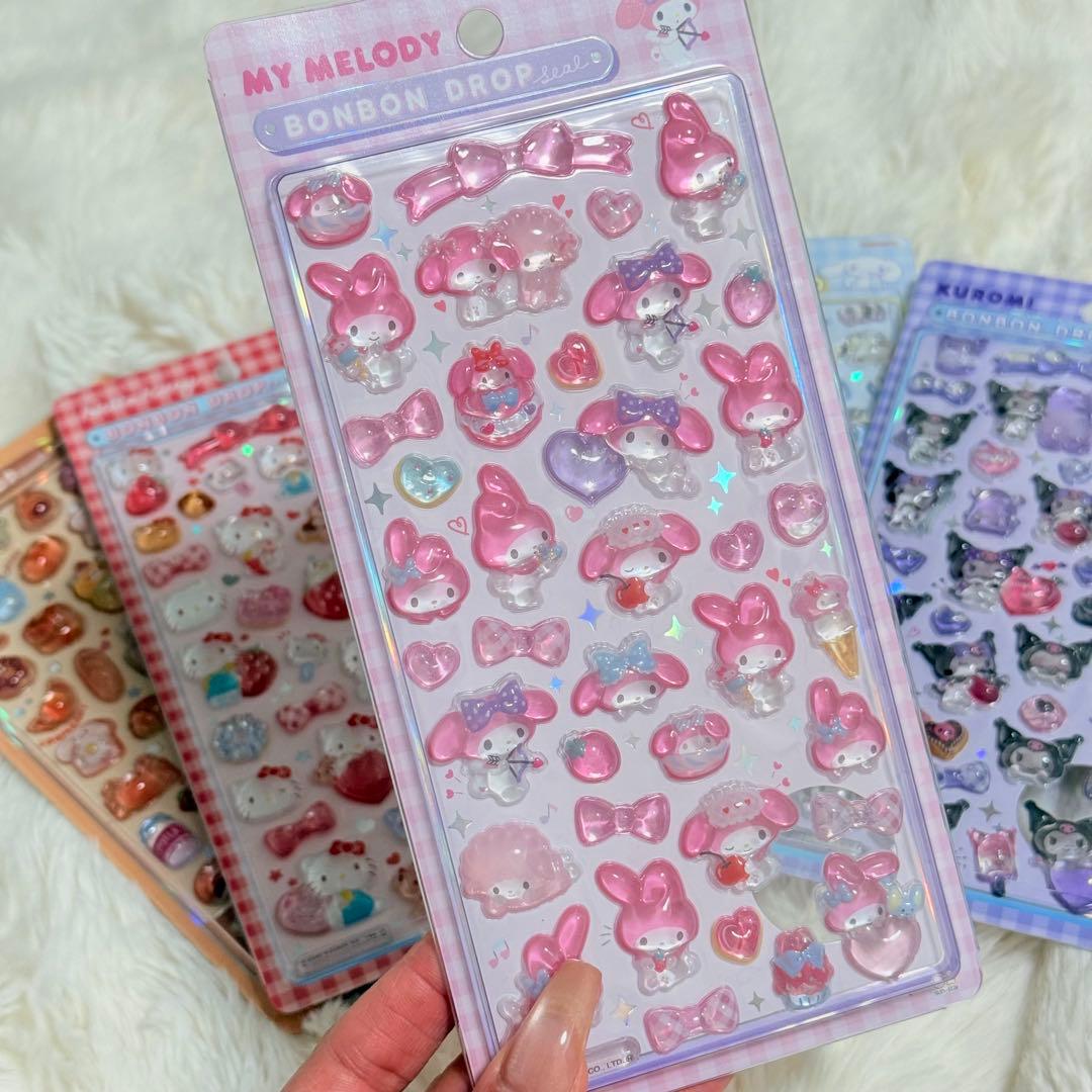 ボンボンドロップ シール ウォーターシール おはじきシール