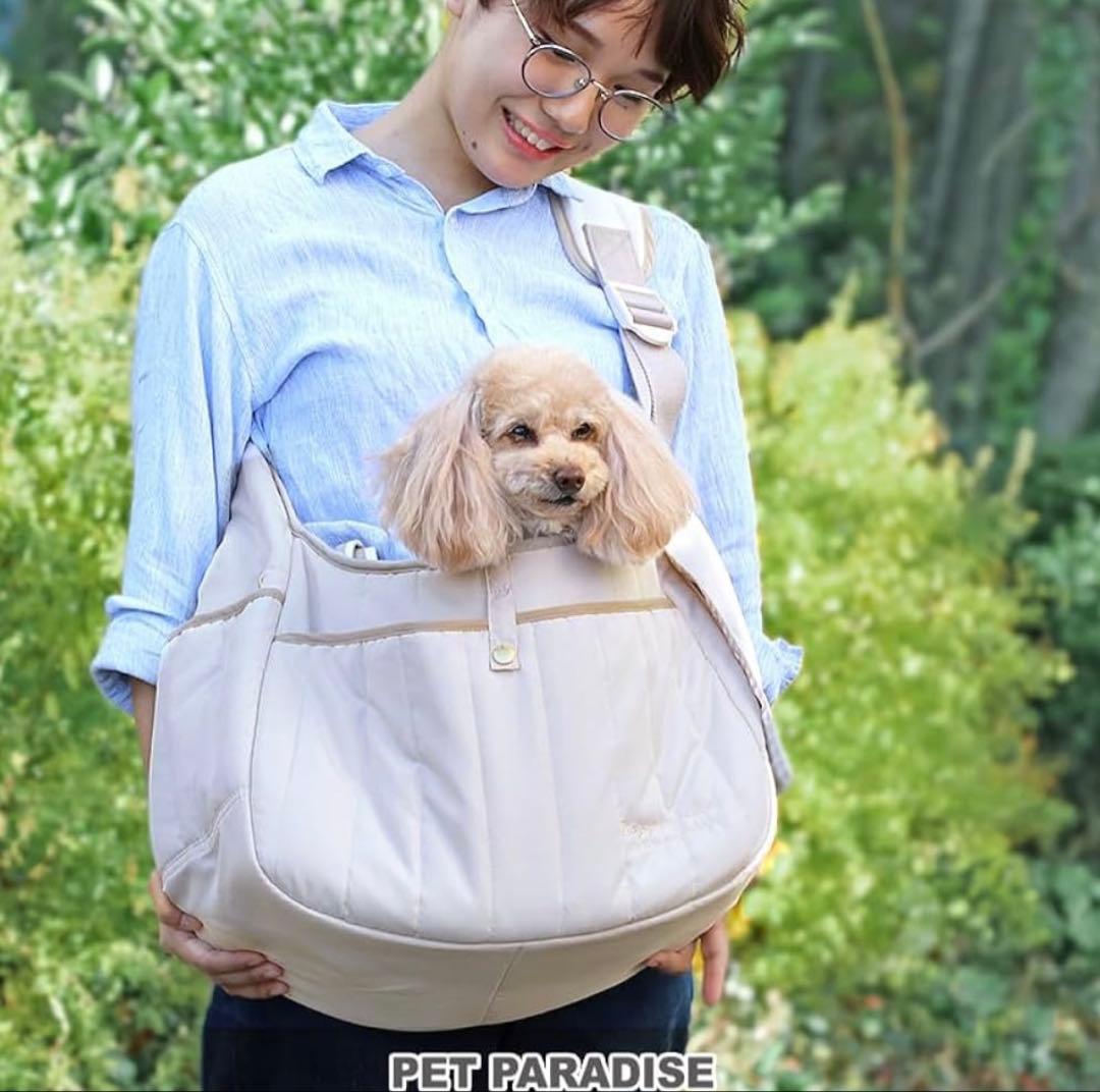 ペットパラダイス 犬用 キャリーバッグ スリング ベージュ 小型犬 楽天市場】【ポイント10倍】【880円OFF】【ペットパラダイス公式】 犬