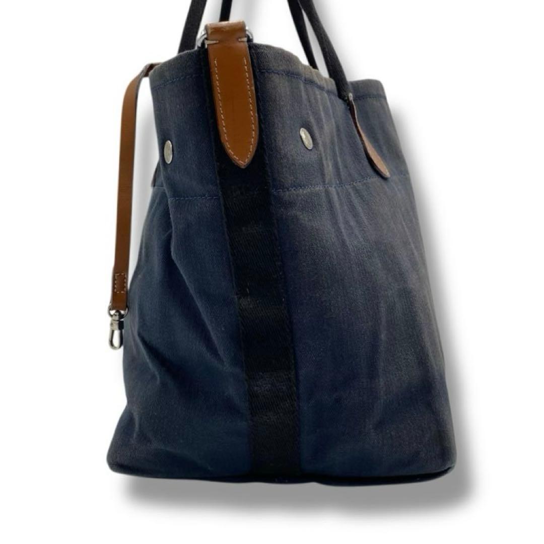 良品 HERMES エルメス ロゴ キャバリエ 2WAY バッグ Vintage