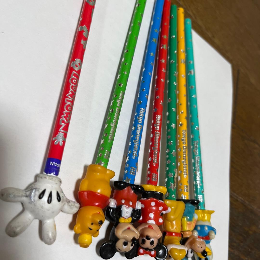 昭和レトロ 昔の東京ディズニーランド 鉛筆 えんぴつ7本セット