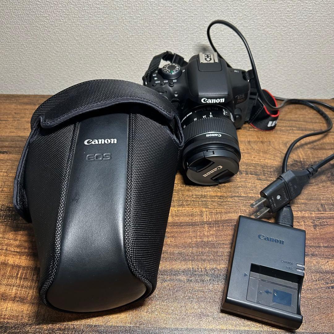 Canon EOS 750D デジタル一眼レフカメラ 保護ケース・充電器付き