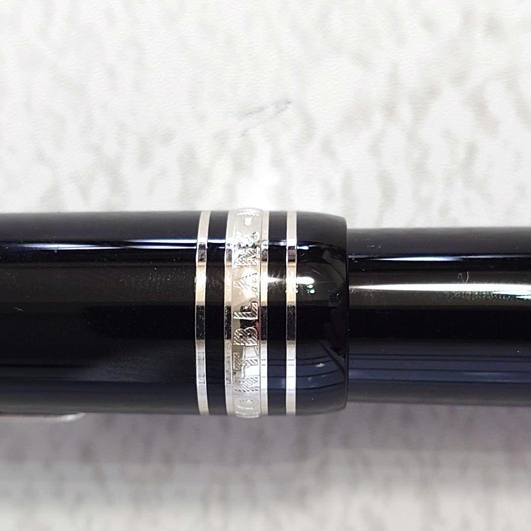 美品 モンブラン マイスターシュテュックプラチナコーティング ル・グラン万年筆