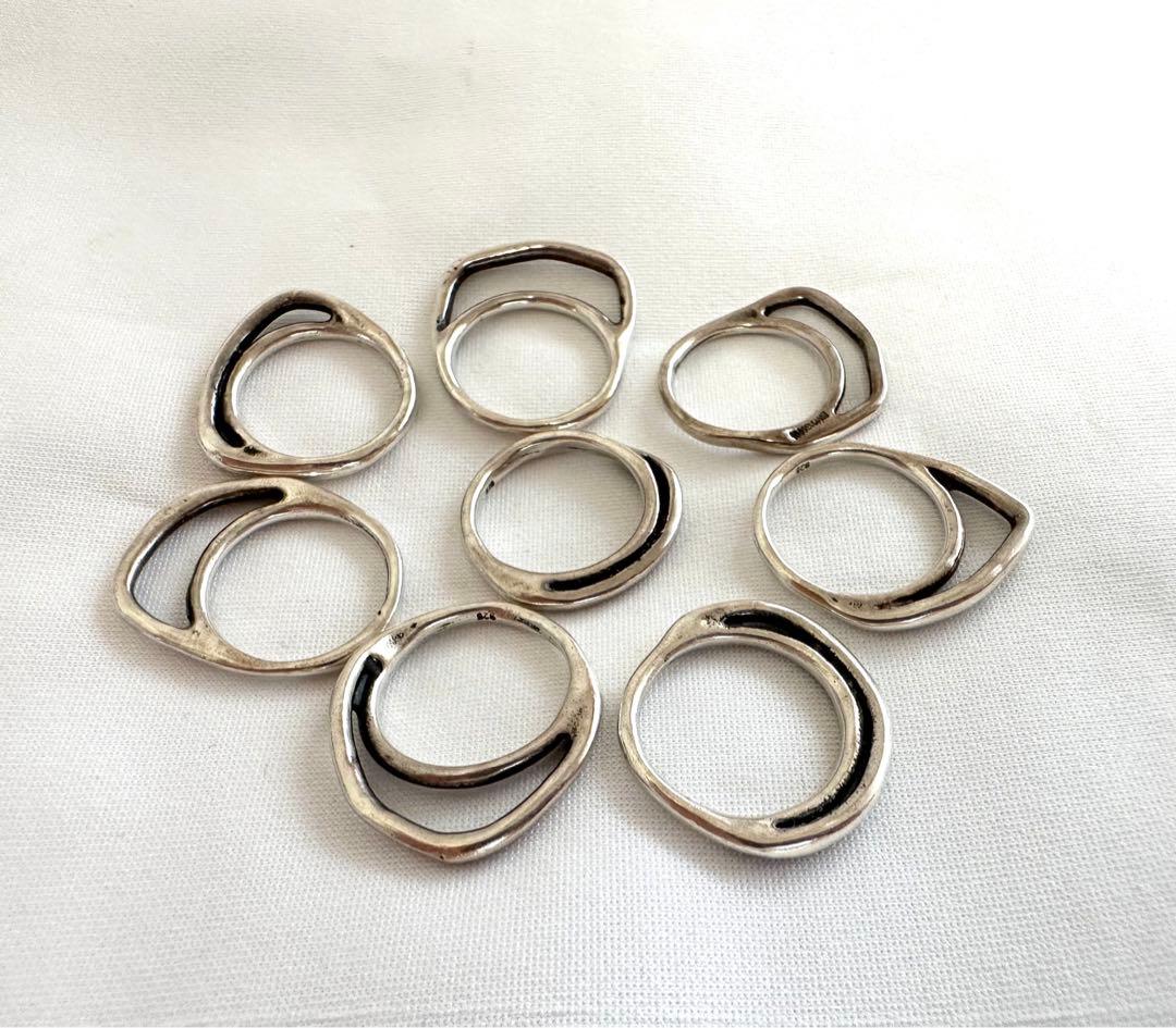 SALE‼️】イオッセリアーニ 8連リング シルバー 約10号 - メルカリ