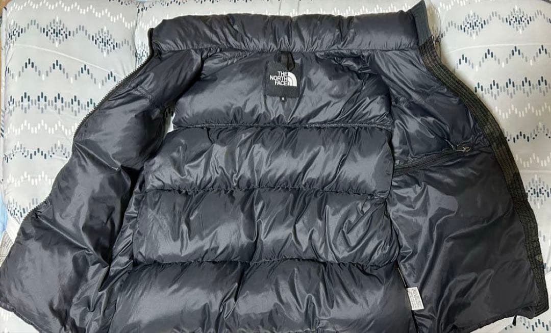 ノースフェイス ヌプシ ダウンベスト 迷彩/カモフラ ND91409