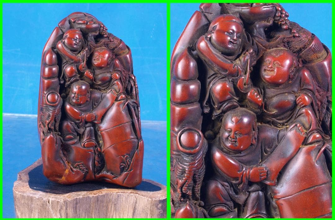 民間仕入れ品 唐物 中国清時代 仏像置物※激安骨董品G1235A12-2