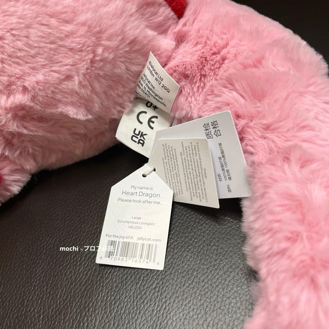  Heart Dragon バレンタイン ドラゴン赤ピンク新品