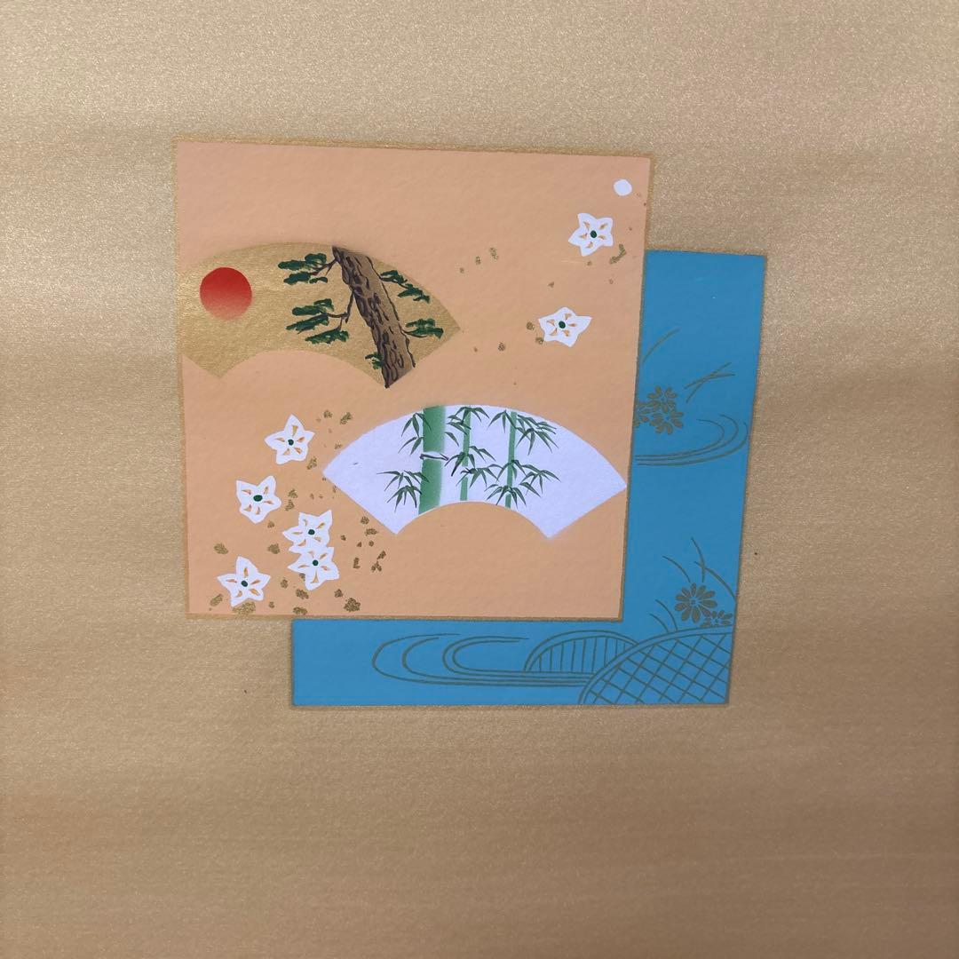 掛軸-村山静苑 立雛 日本画家 桃の節句 七五三 ひな祭り かけ日 日本画