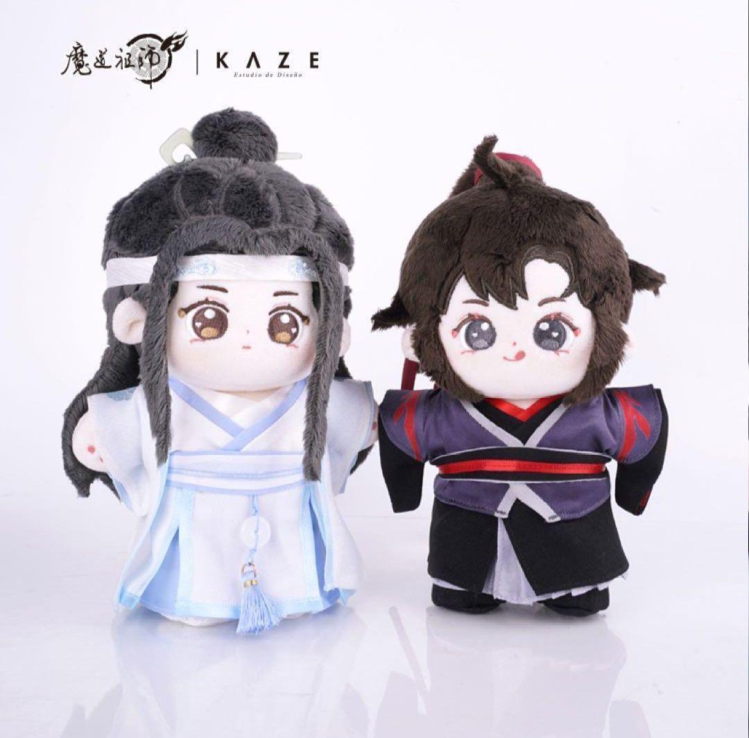 魔道祖師 陳情令 魏無羨 藍忘機 ぬいぐるみ kaze 15cm 骨あり