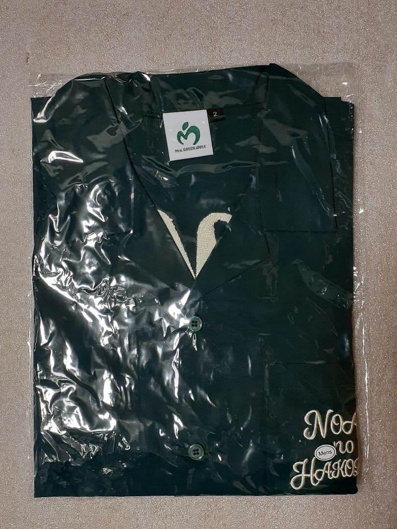 Mrs. GREEN APPLE ノアの方舟 オープンカラーシャツ Mrs. GREEN APPLE ☆ 美品 ノアの箱舟 オープンカラー シャツ