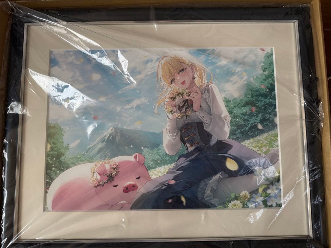 超電撃文庫展複製原画豚のレバーは加熱しろ