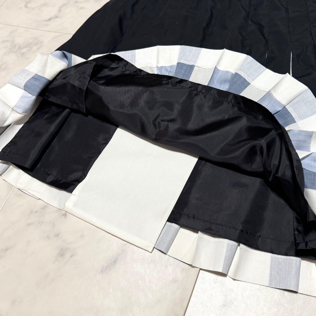 美品✨ジャンポールゴルチエ プリーツ ラップスカート 巻きスカート レザーベルト