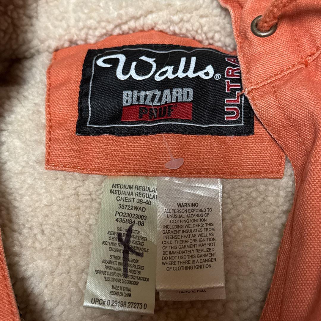 Walls ウォールズ ダック アクティブジャケット オレンジ M 裏ボア