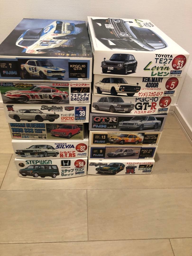 貴重 名車 絶版プラモデル 37台