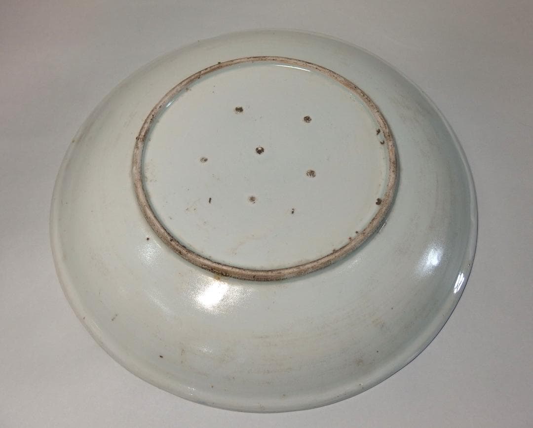 古伊万里染付竹虎図皿/志田窯/30.5㎝