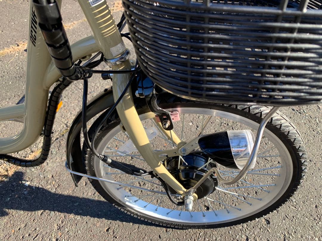 【動作確認済】送料無料ACTIVEPLUS電動アシスト三輪自転車20-16インチ