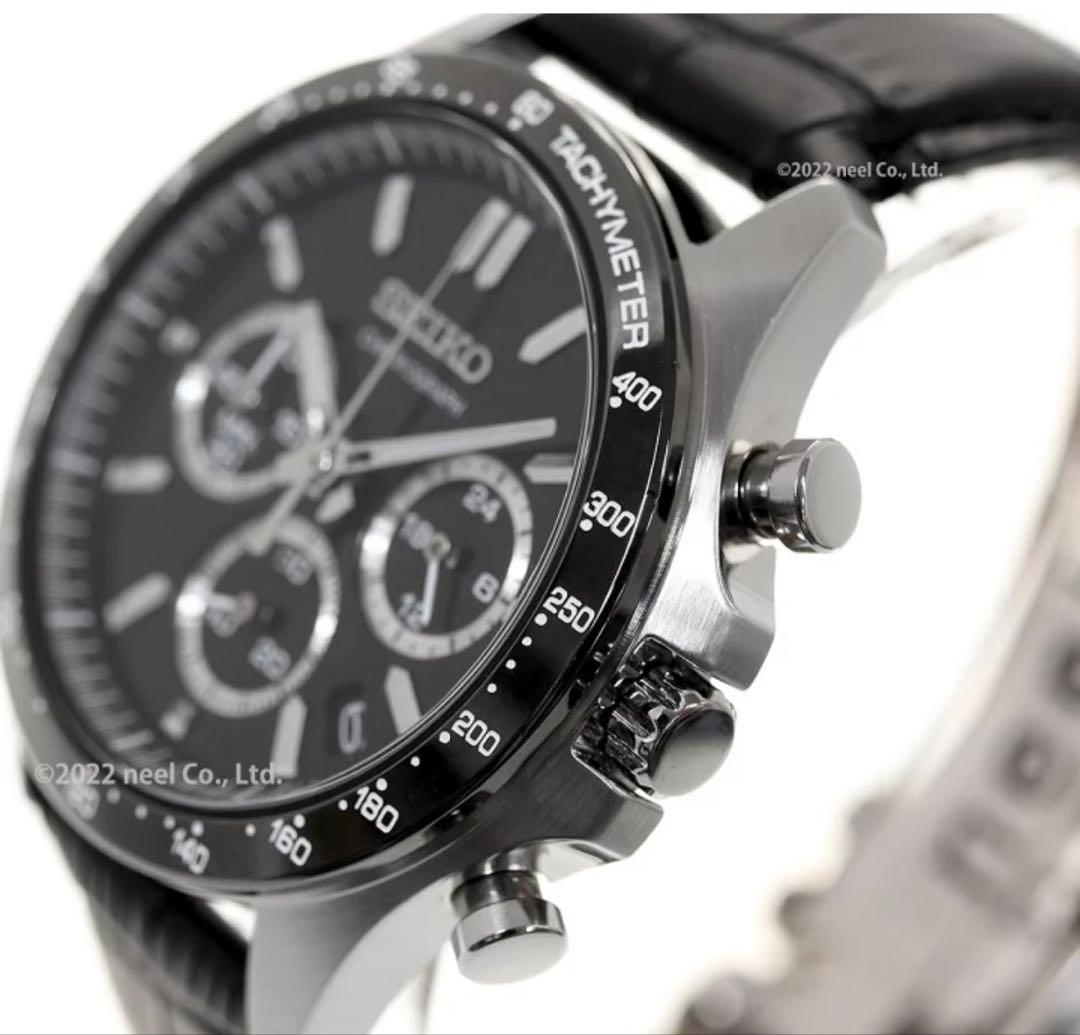 I*n様 SEIKO 8T63-00D0 セイコー クロノグラフ 腕時計 レザー