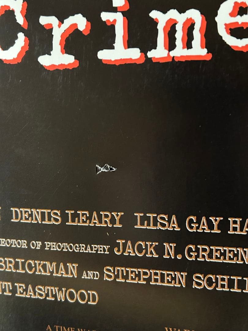 トゥルー・クライム　USオリジナル映画ポスター