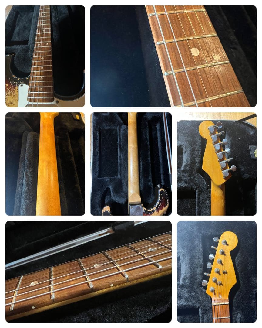 ハードレリック 60sストラトキャスター タイプ アルダーボディサンバースト