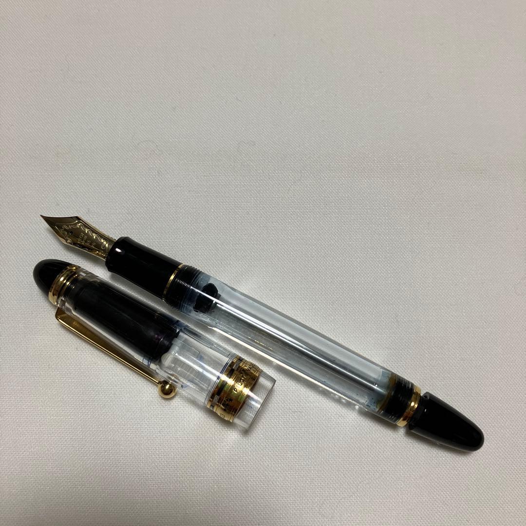 【万年筆】PILOT カスタム823 プランジャー吸入機構式万年筆　透明