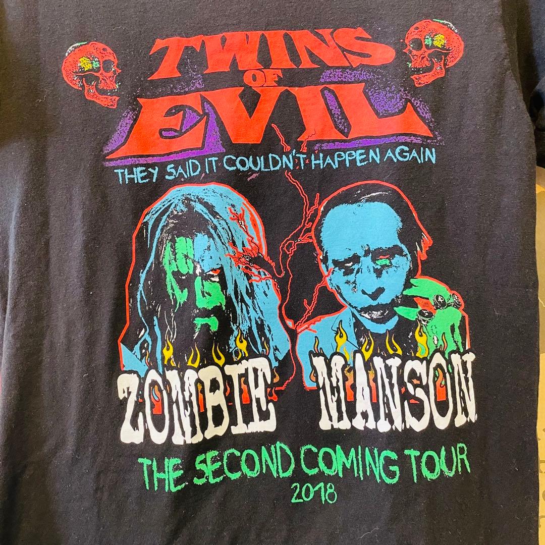 美品 MARILYN MANSON Rob Zombie コラボバンドTシャツ