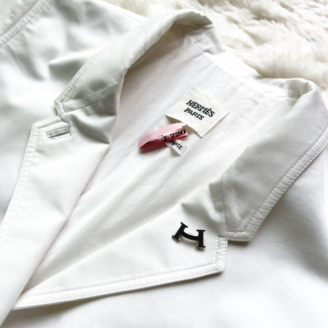 美品 HERMES エルメス 希少 Hスマイル ブローチ シルバー