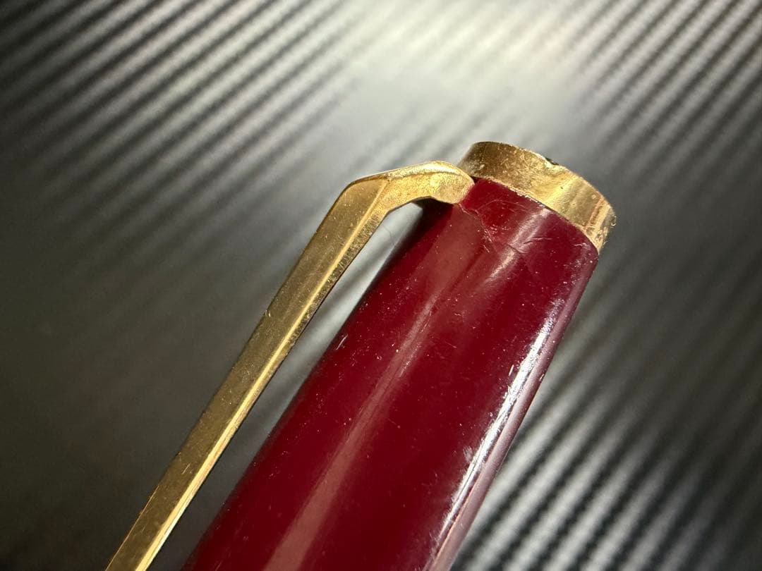 美品 モンブラン No.221 EF 極細字 ボルドー 両用式 万年筆 - メルカリ