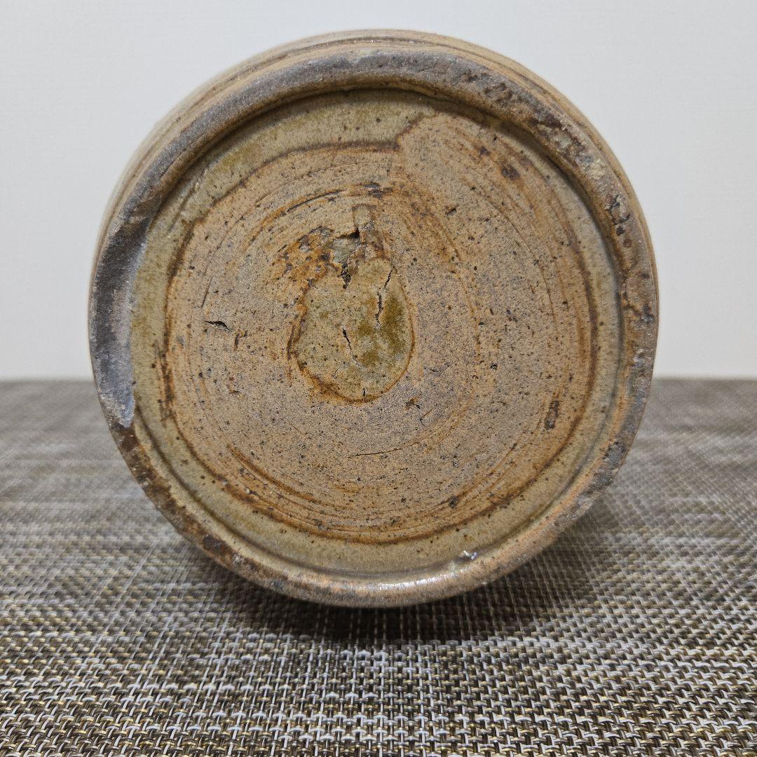 徳利または花瓶　瀬戸焼　黄瀬戸　アンティーク