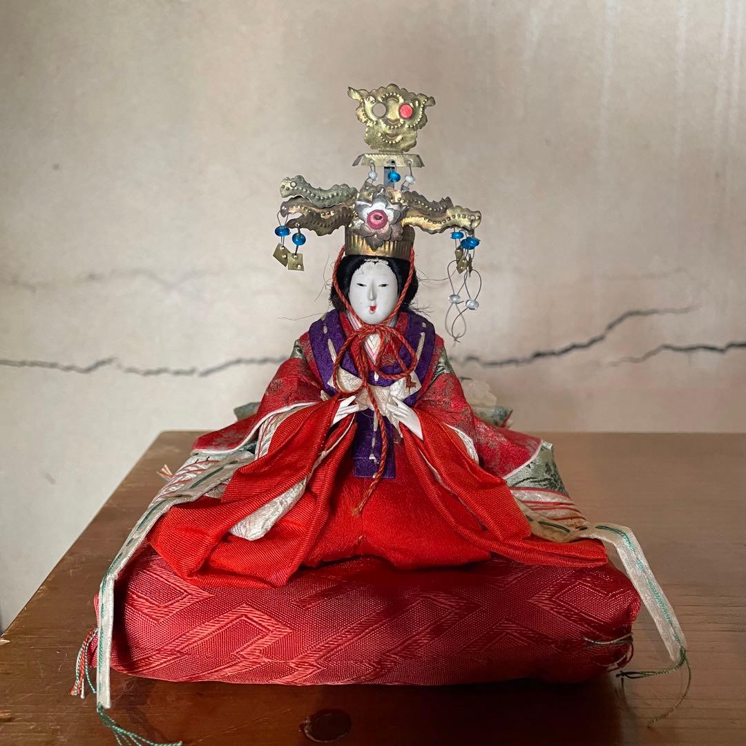 雛人形 お雛様 ひな祭り 男雛 女雛 戦前 24.4.6−4