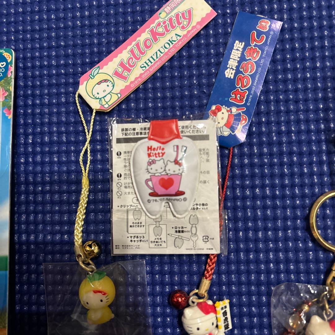 ご当地ハローキティ 限定ストラップセット レア含む11点