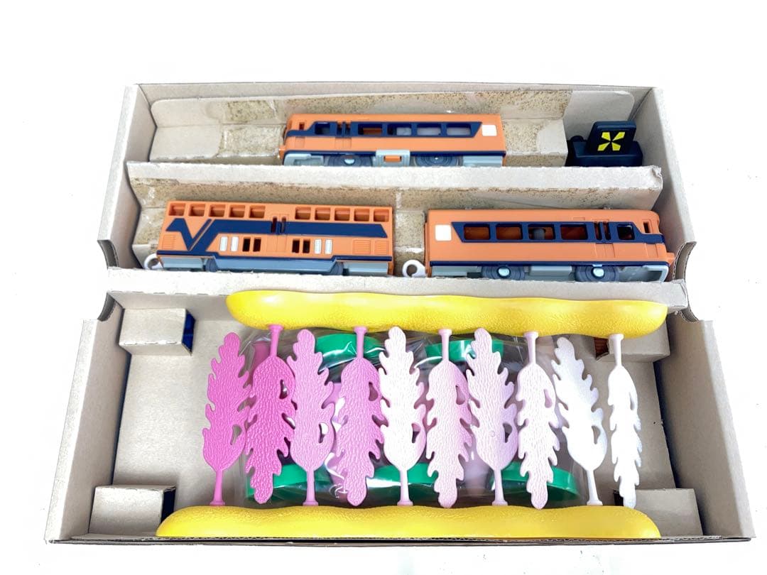 【未使用】廃盤プラレール シーズントライ 桜 TOMY トミー