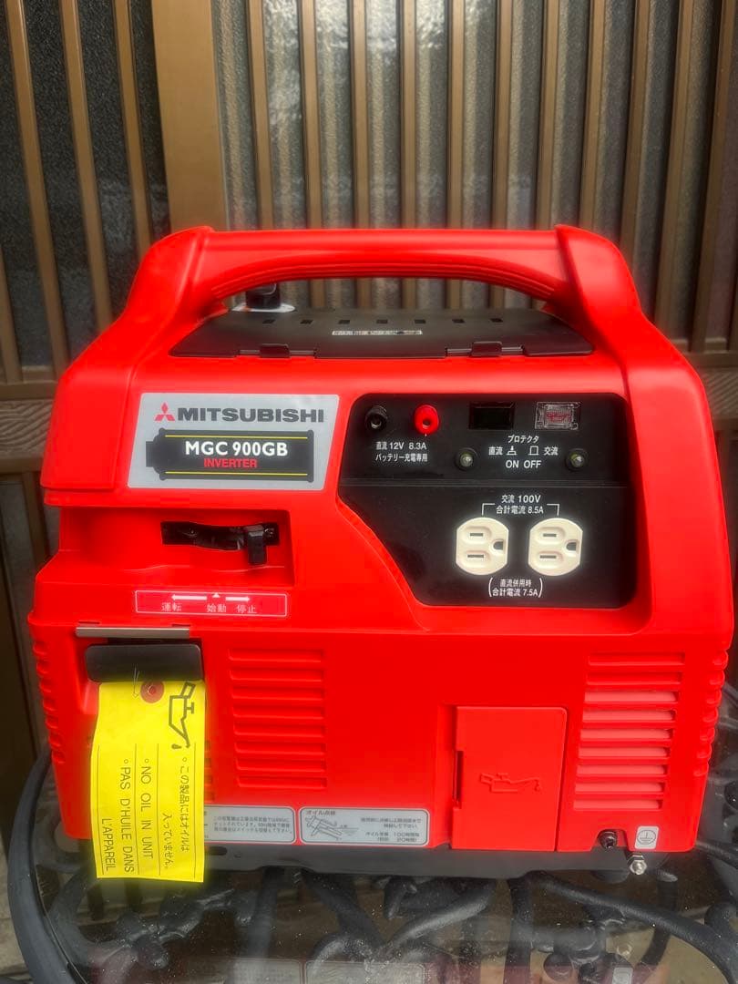 未使用 三菱 ポータブルガス発電機 MGC900GB カセットボンベ燃料