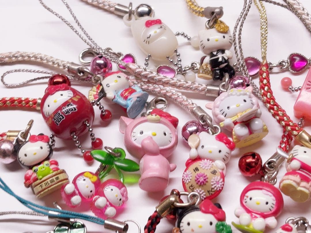 平成女児 キティちゃん マスコット キーホルダー まとめ売り