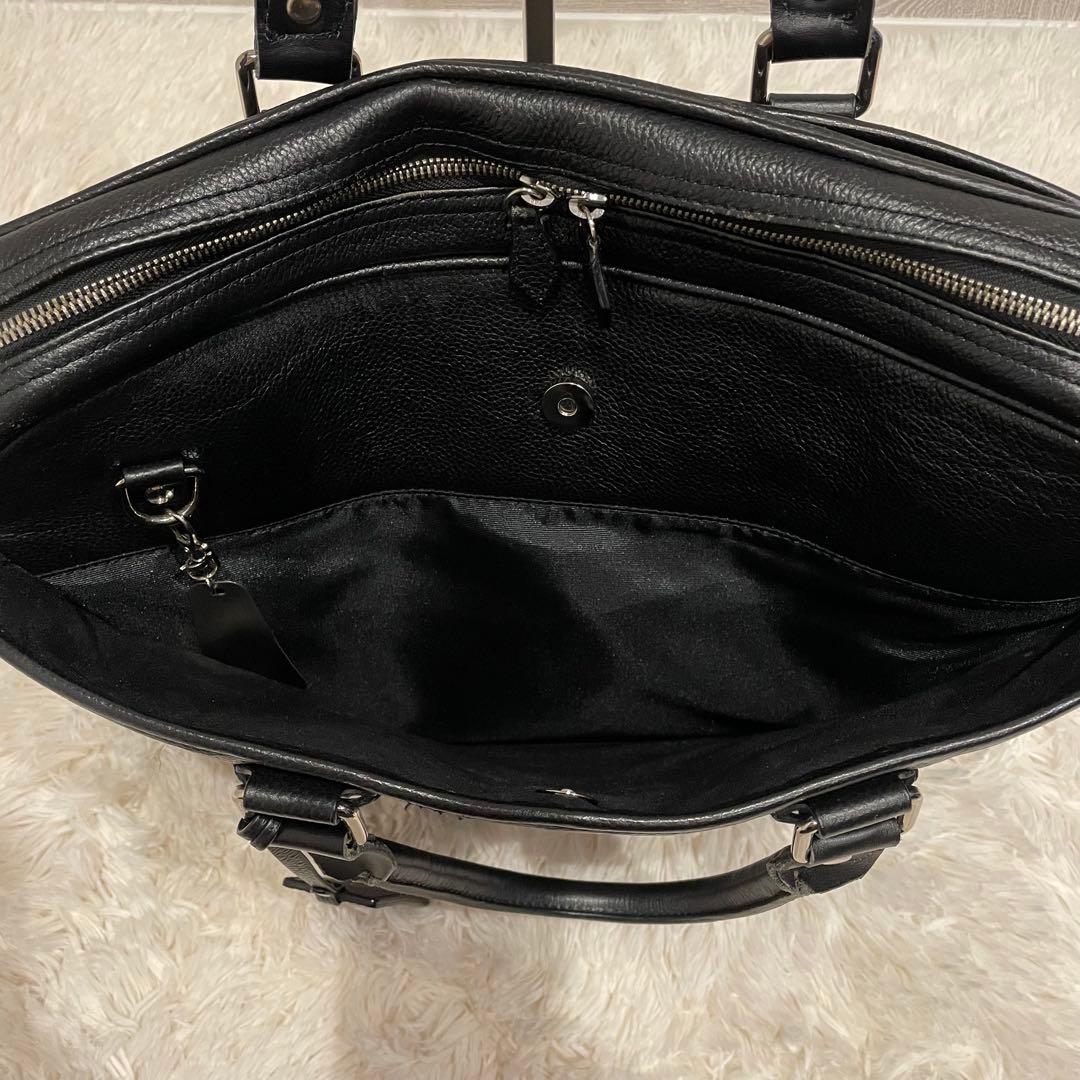 ユナイテッドアローズ 2way メンズ ビジネスバッグ ブラック チャーム付き