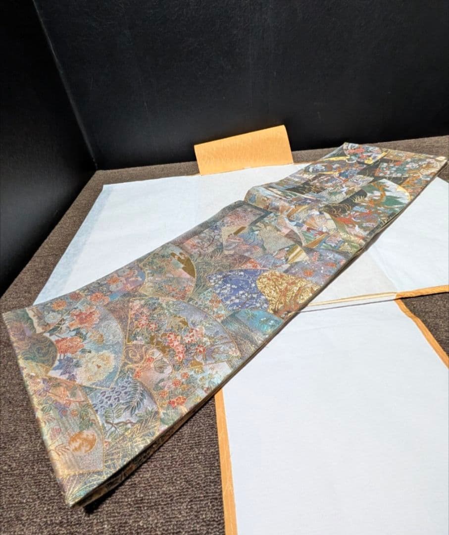 伝承国宝図 美術織物 西陣織 高級織額 逸品 付属品完備 鑑定証付き