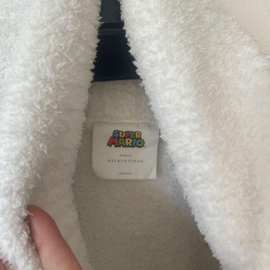 ジェラートピケ スーパーマリオ　コラボ　スター　カーディガン