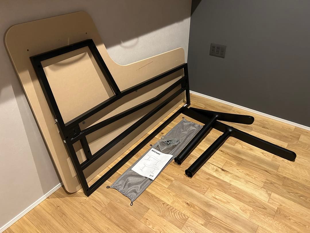 【別料金で発送可能】IKEA BEKANT イケア　ベカント　コーナーデスク