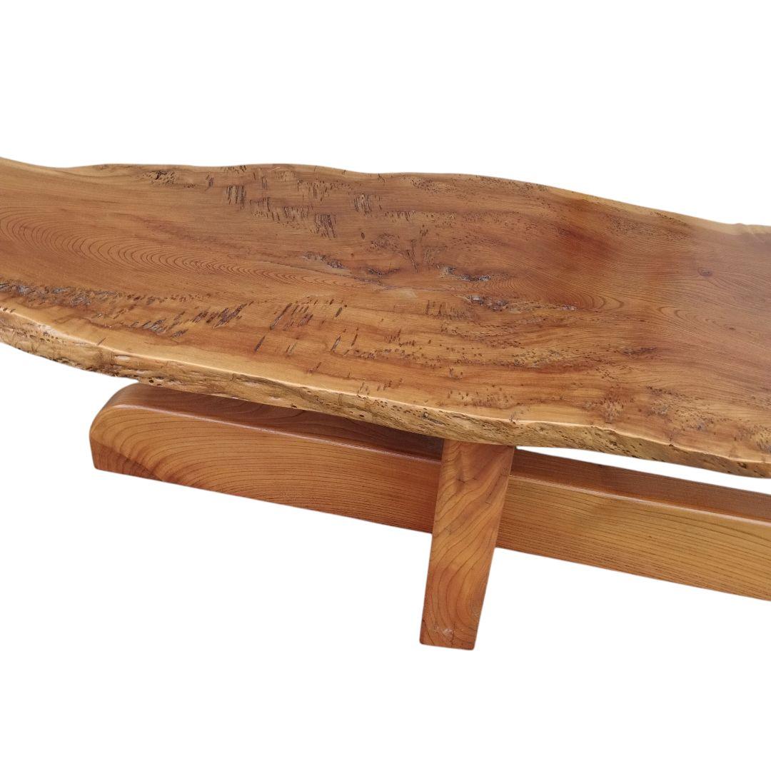 一枚板 無垢材 テーブルベンチ 長椅子 チェア 昭和レトロ