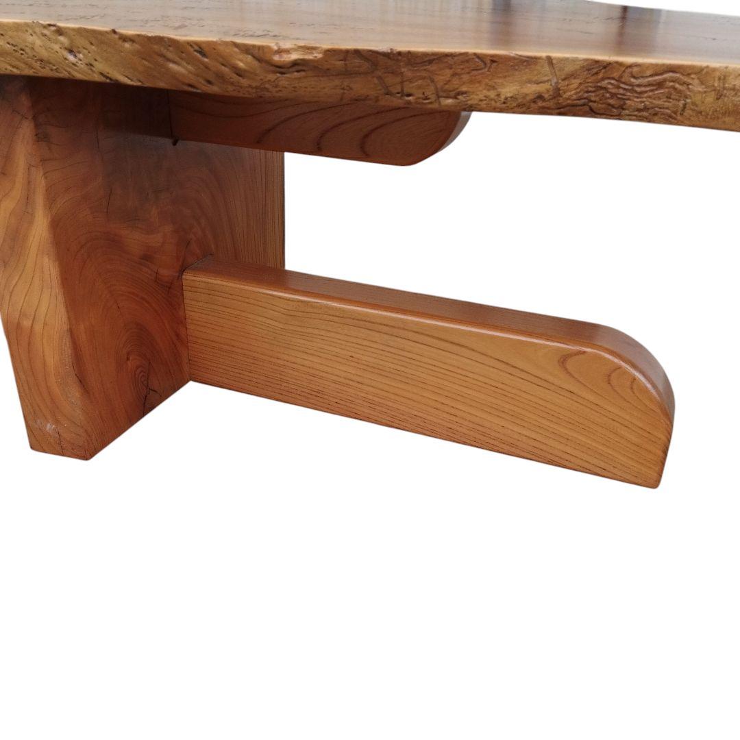 一枚板 無垢材 テーブルベンチ 長椅子 チェア 昭和レトロ